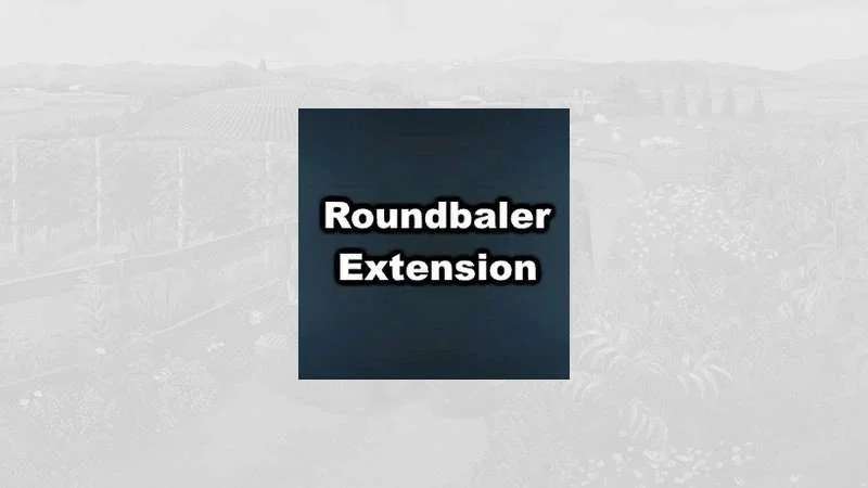 Round Baler Extension v2.0.2 FS22 FS22 Mod Free Download