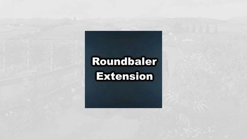 Round Baler Extension v2.0 FS22 FS22 Mod Free Download