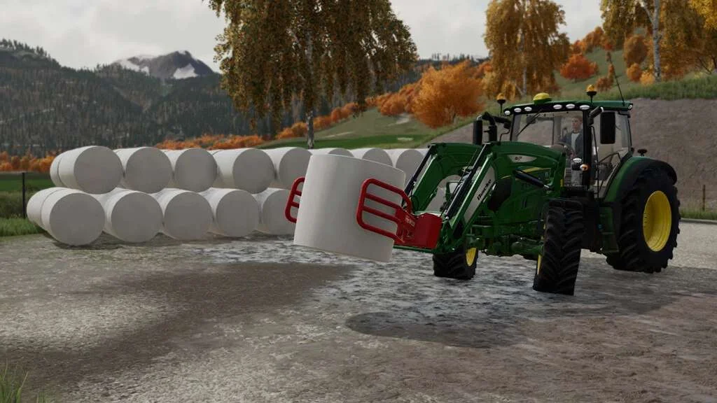 Rounder Wrapped Round Bales v1.0 FS22 FS22 Mod Free Download