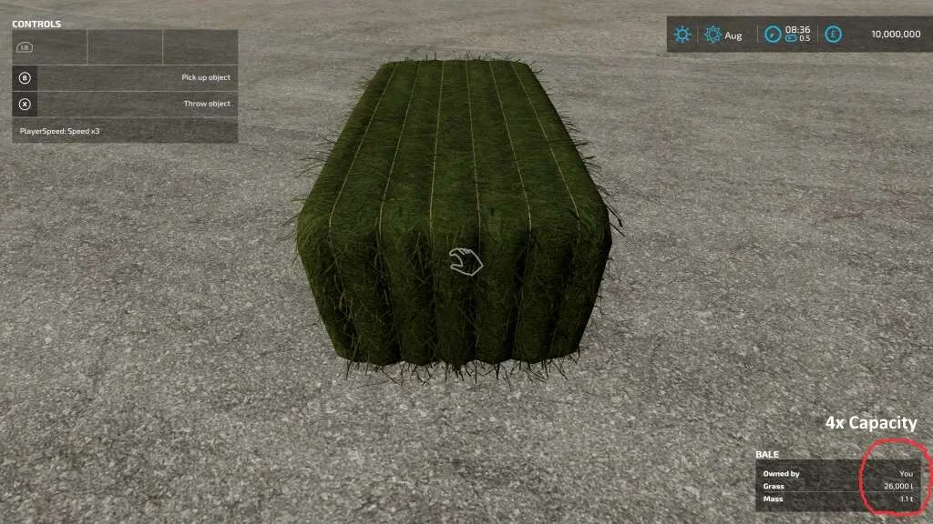 Selectable Bale Capacity Pack v1.0 FS22 FS22 Mod Free Download