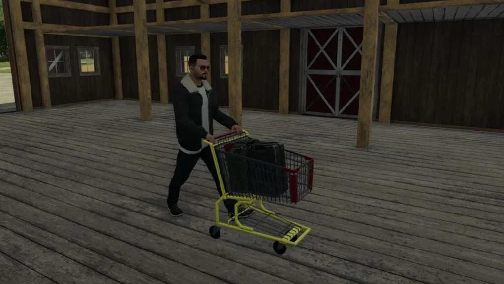Shopping Cart v1.0 FS22 FS22 Mod Free Download