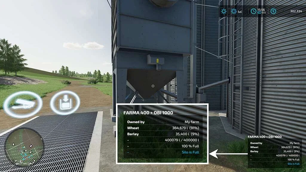 Silo Fill Information v1.0 FS22 FS22 Mod Free Download