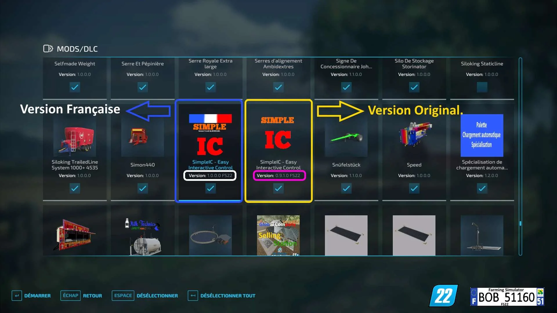 SimpleIC By BOB51160 v1.0 FS22 FS22 Mod Free Download