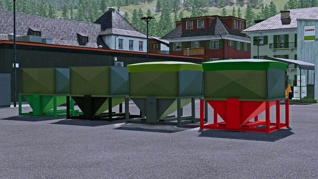 Sloping Bottom Container v1.0 FS22 FS22 Mod Free Download