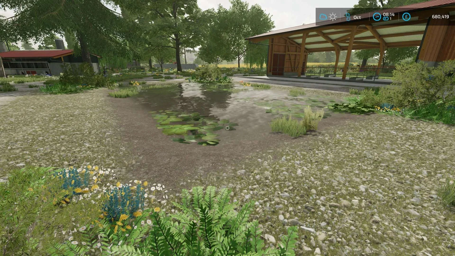 Small Placeable Pond v1.0 FS22 FS22 Mod Free Download