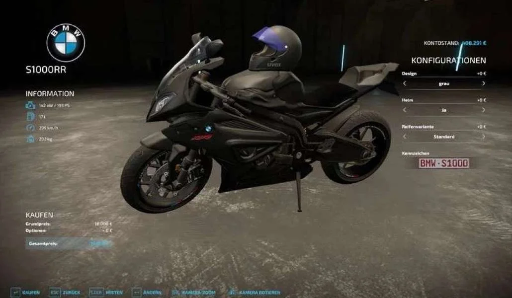 Sport bike BMW S1000RR V1.0 FS22