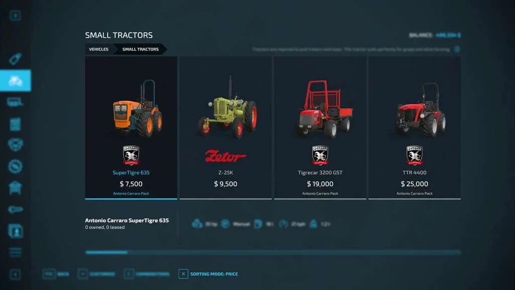 Super Shop Sorting v1.0 FS22 FS22 Mod Free Download