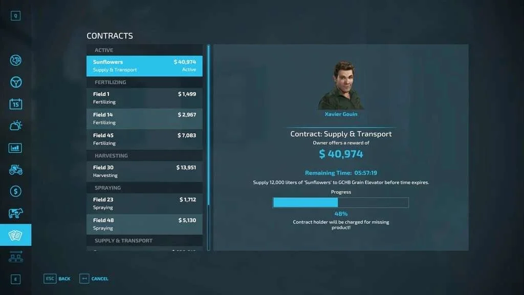 Supply & Transport Contracts v1.0 FS22 FS22 Mod Free Download