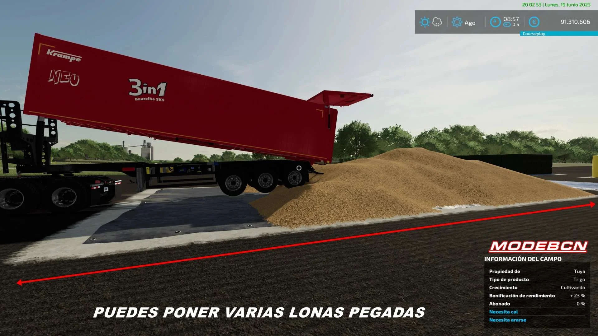 Tarpaulin ESPANOL v1.1 FS22