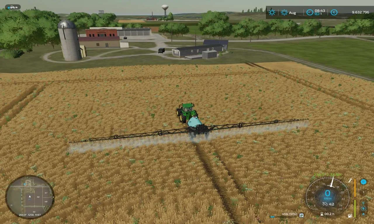 Tramline Foliage Destruction v1.0.1 FS22 FS22 Mod Free Download