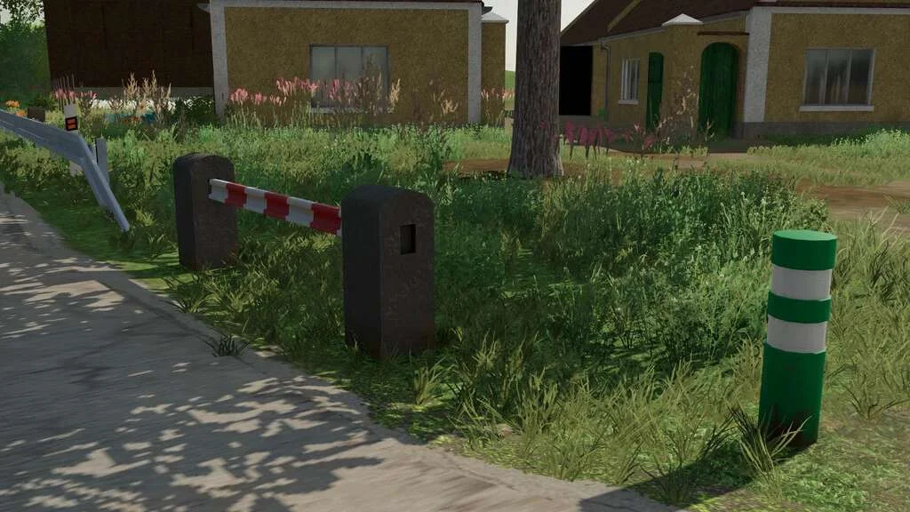 Typical Czech Bollards And Barriers v1.0 FS22 FS22 Mod Free Download