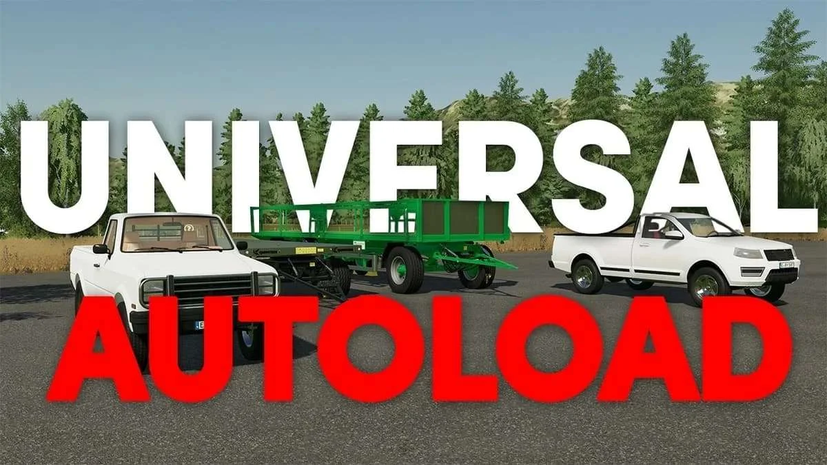 Universal Autoload Wood included v1.2.4.6 FS22 FS22 Mod Free Download