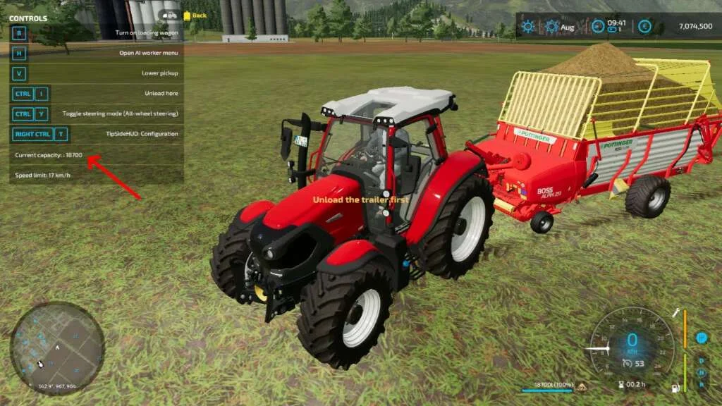 Variable Forage Wagon Capacity v1.0 FS22 FS22 Mod Free Download