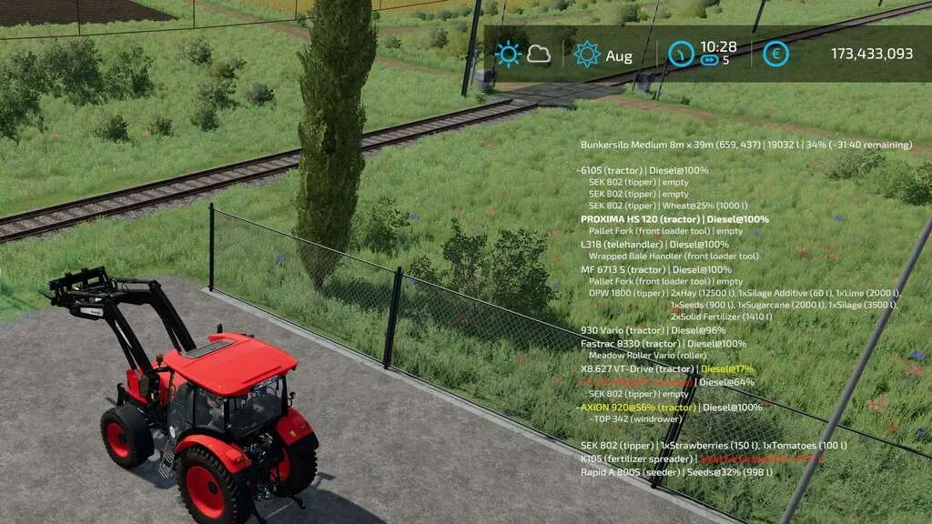 Vehicle Monitor v1.2.0.1 FS22 FS22 Mod Free Download