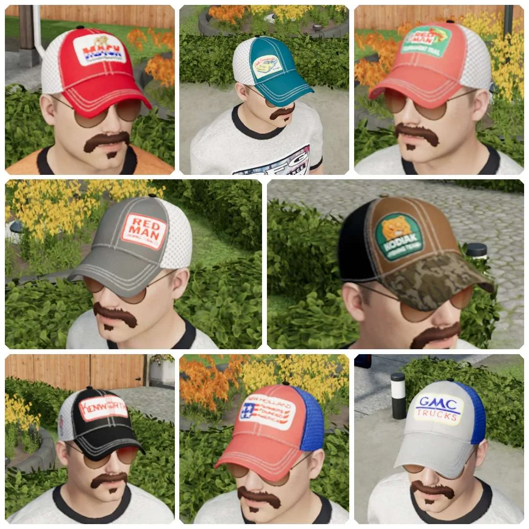 Vintage Style Ball Caps v1.0 FS22