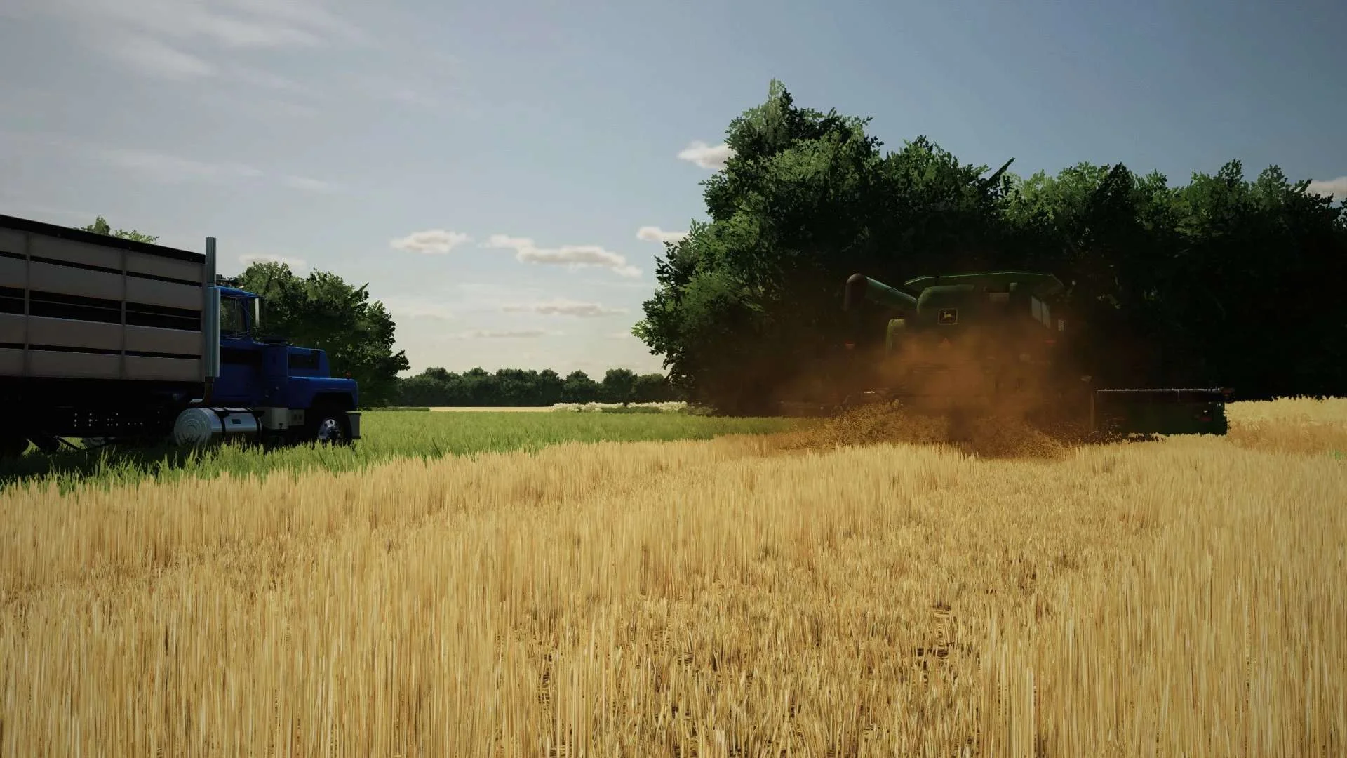 Wheat and Barley Stubble with Tire Tracks v1.0 FS22 FS22 Mod Free Download