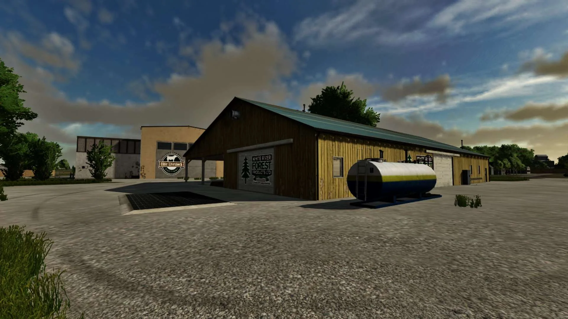 WHITE RIVER FORESTRY SELL POINT v1.0 FS22 FS22 Mod Free Download