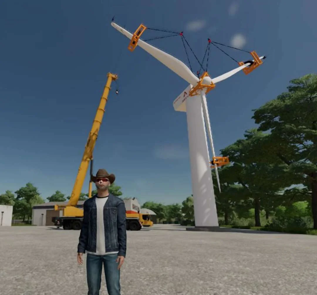 WInd Turbine Kit v1.0 FS22 FS22 Mod Free Download