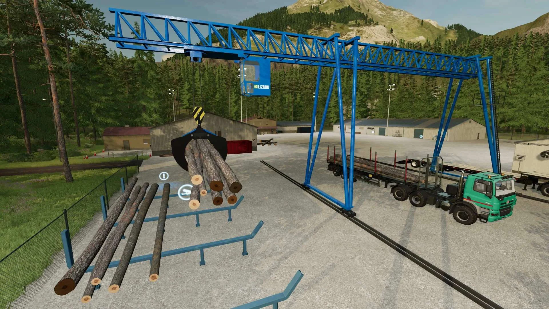 Wood Crane v1.2 FS22