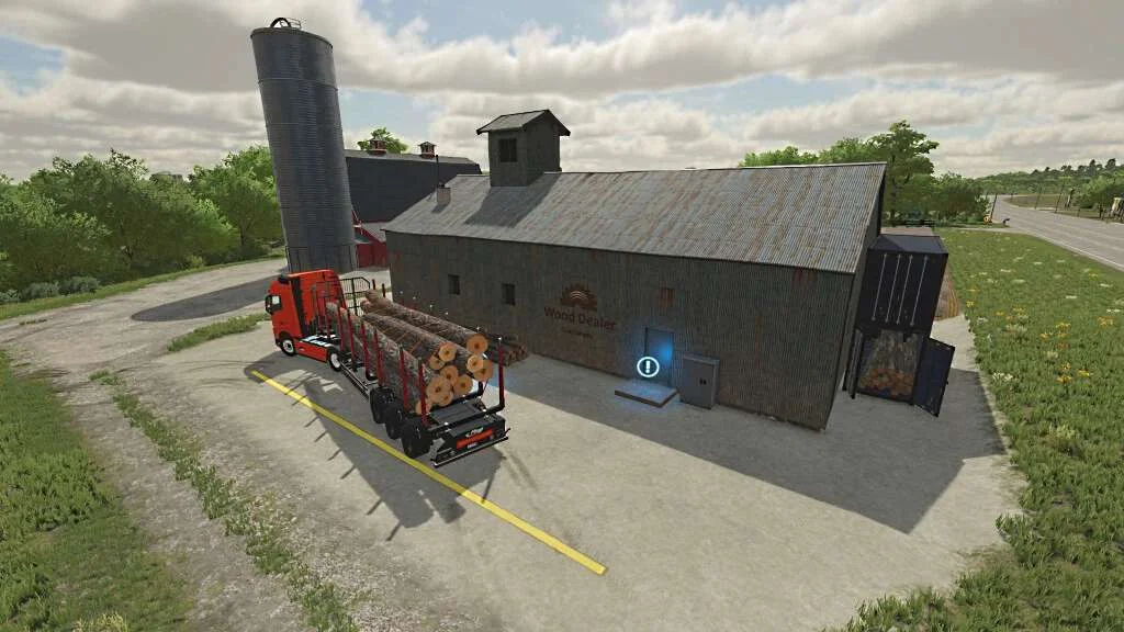 Wood Distributor For Containers v1.0 FS22 FS22 Mod Free Download