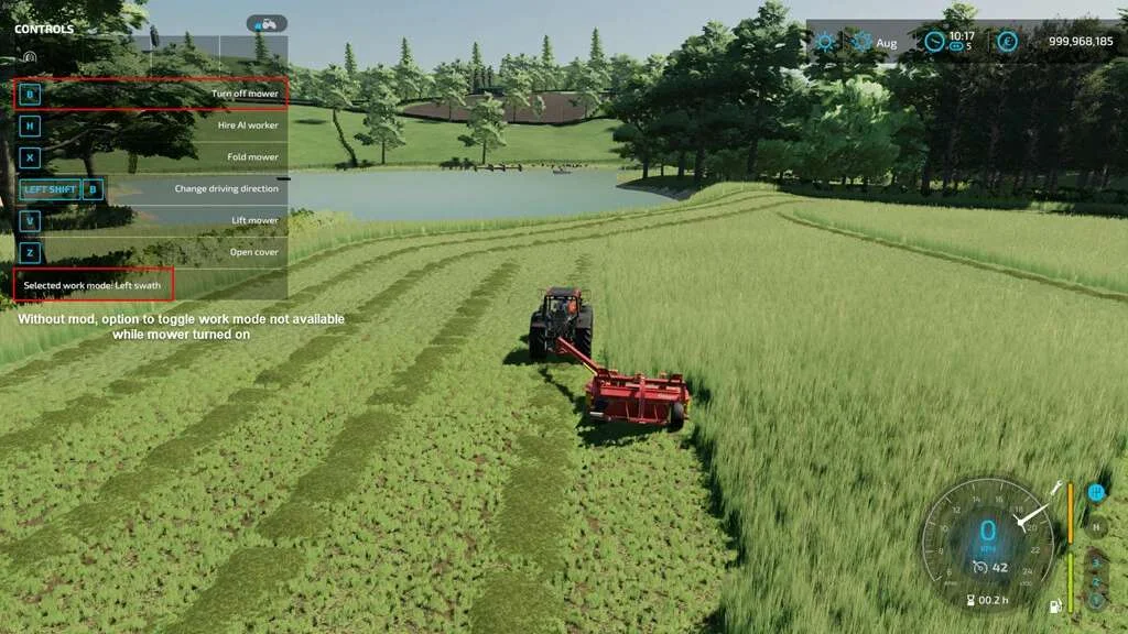 Work Mode Toggle v1.0 FS22 FS22 Mod Free Download