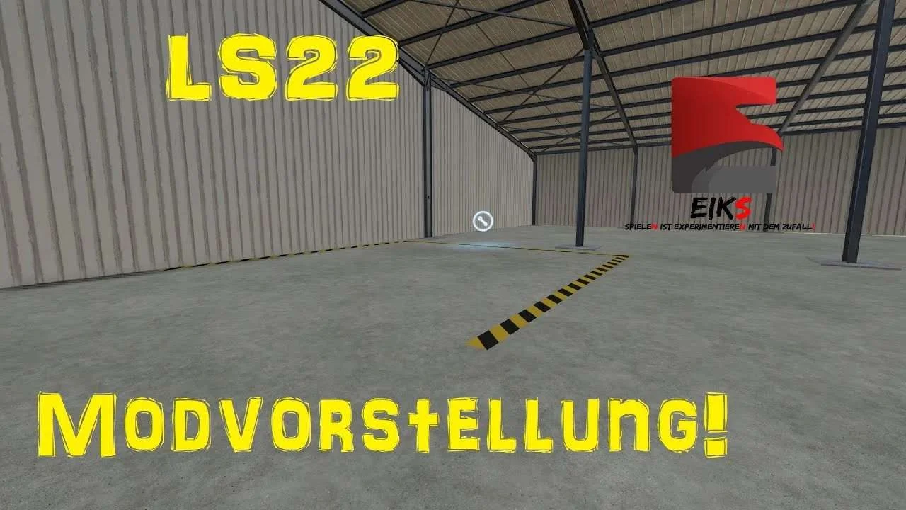 Workshop space by Eiks v1.0 FS22 FS22 Mod Free Download