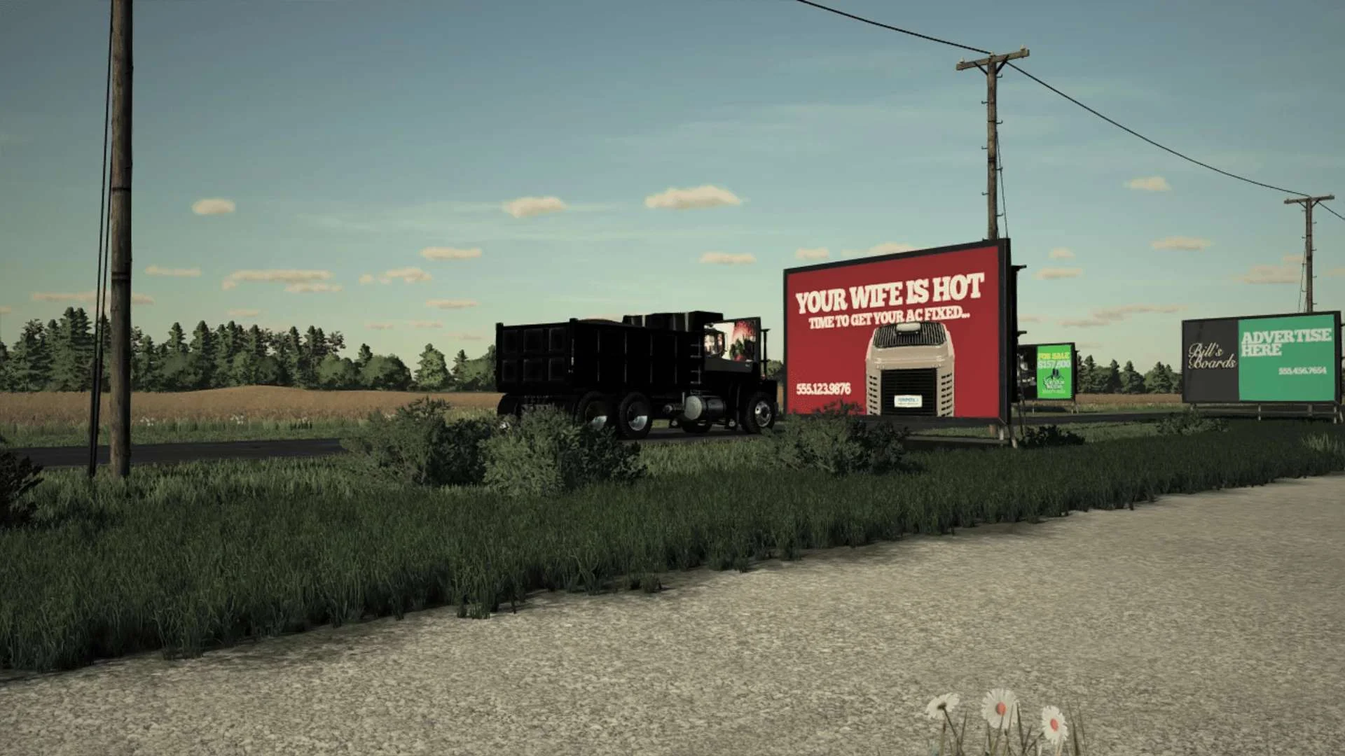 Billboard Advertisements V1.0 FS22 FS22 Mod Free Download