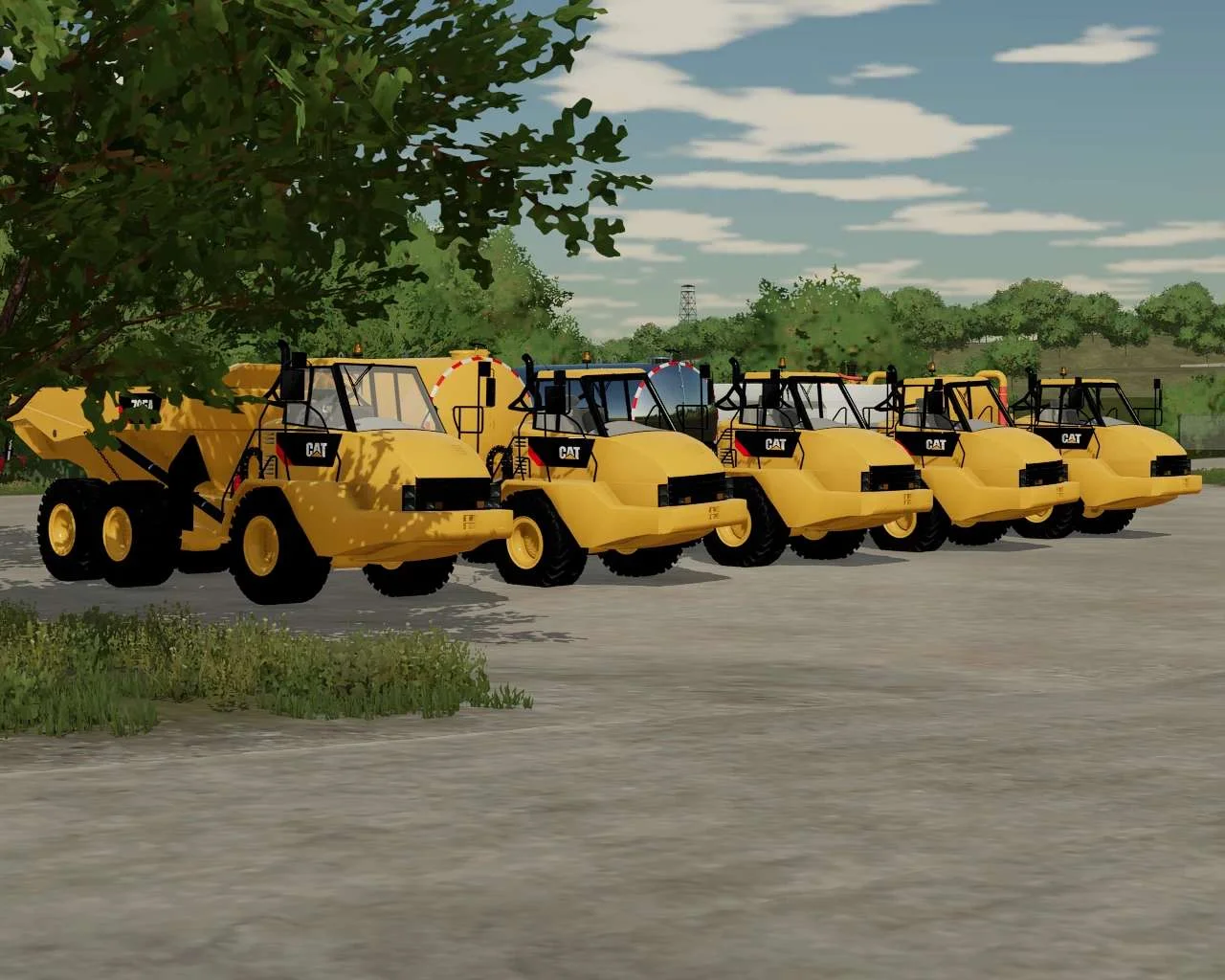 CAT 725 Pack v1.0 FS22 FS22 Mod Free Download