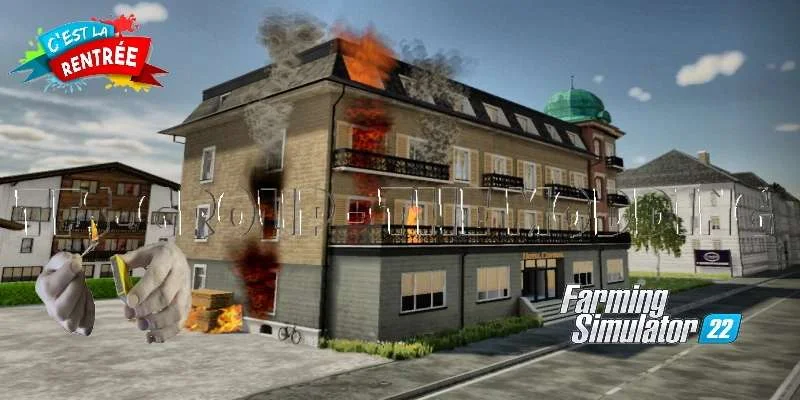 FIRE & SMOKE TFSG v1.0 FS22 FS22 Mod Free Download