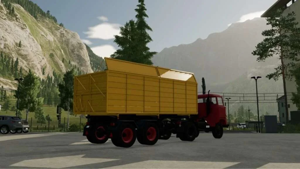 Fortschritt HLS 130.11 Semitrailer v1.0 FS22 FS22 Mod Free Download