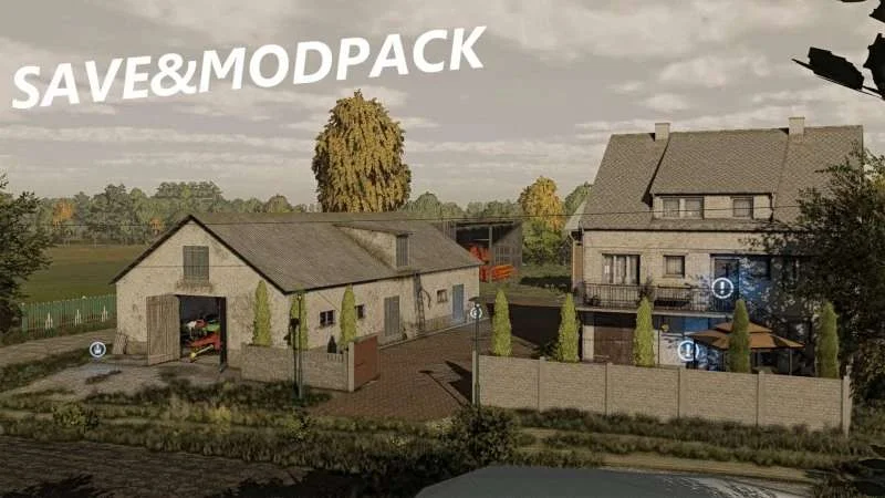 MEGA SAVE + MODPACK Pojezierze Gostyńskie v1.0 FS22 FS22 Mod Free Download