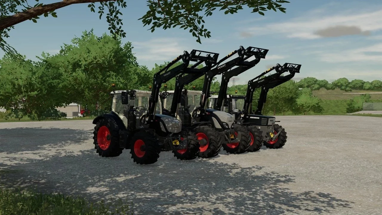 Pack Fendt Black v1.2 FS22 FS22 Mod Free Download