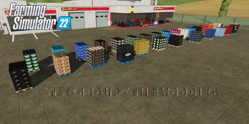 PALETTES DE BOISSONS v1.0 FS22 FS22 Mod Free Download