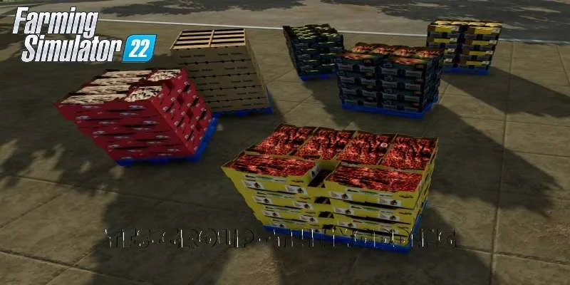 PALETTES FRUITS ET LEGUMES PRIMEURS v1.0 FS22 FS22 Mod Free Download