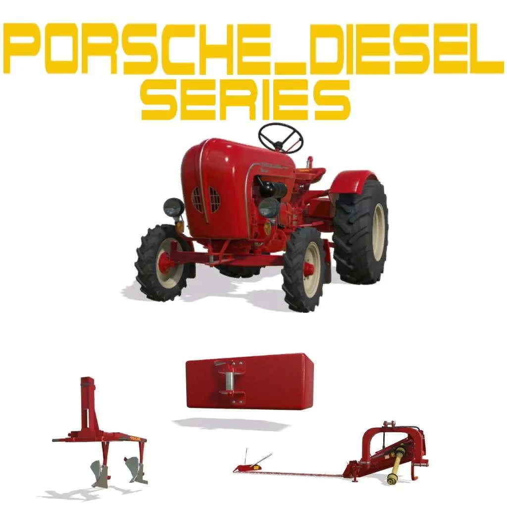 Porsche-Diesel Series Pack V2.0.0.1 FS22 FS22 Mod Free Download