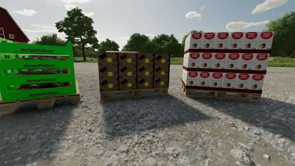 Potato processing pack + more including sales station v1.1 FS22 FS22 Mod Free Download