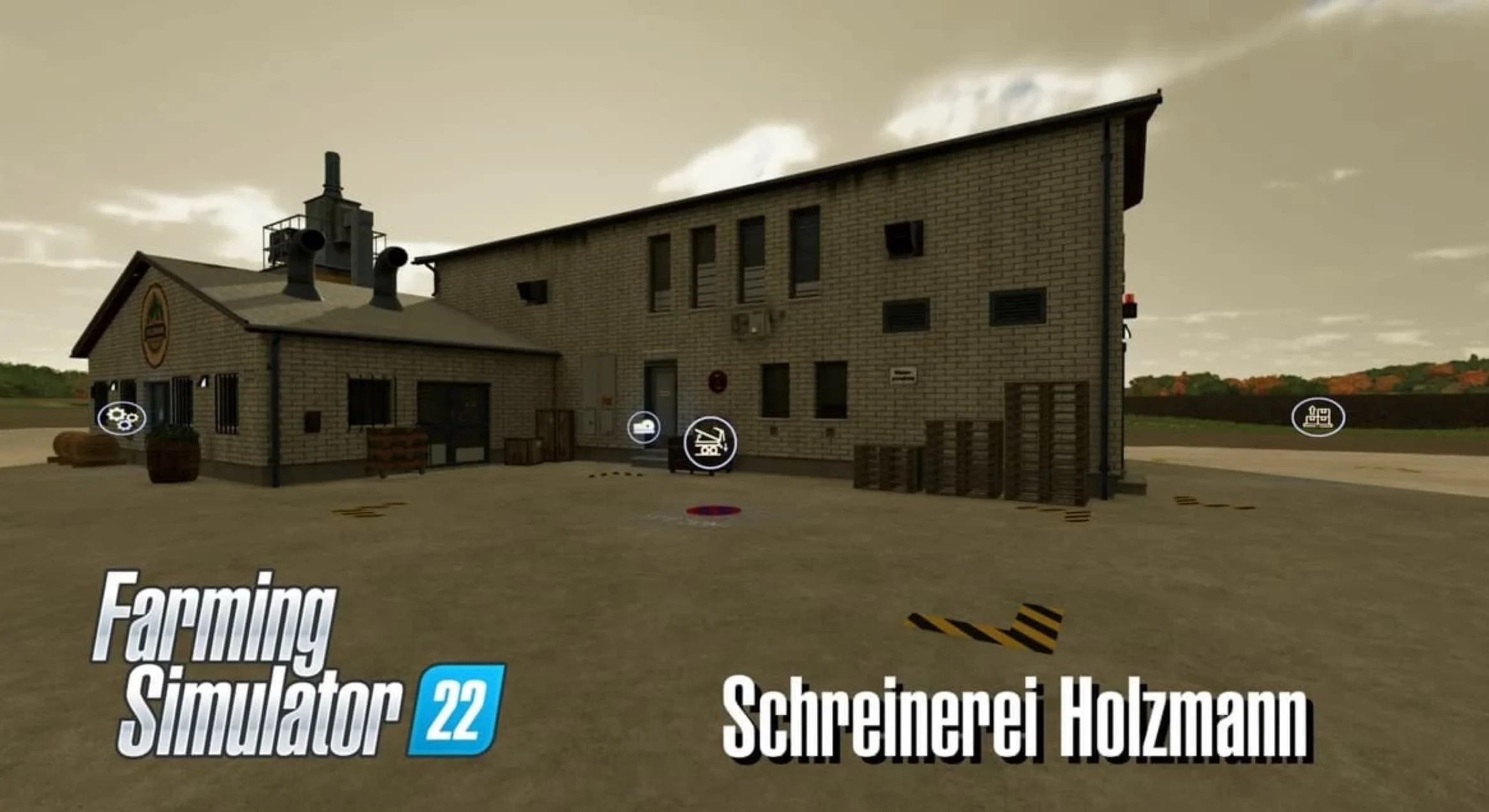 PRODUCTION BUILDING PACK V1.1.1.1 FS22 FS22 Mod Free Download