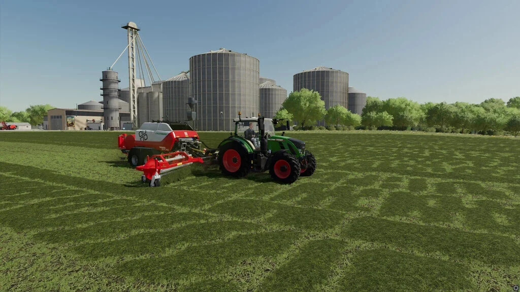 Round Balers Pack With Windrower v1.0 FS22 FS22 Mod Free Download