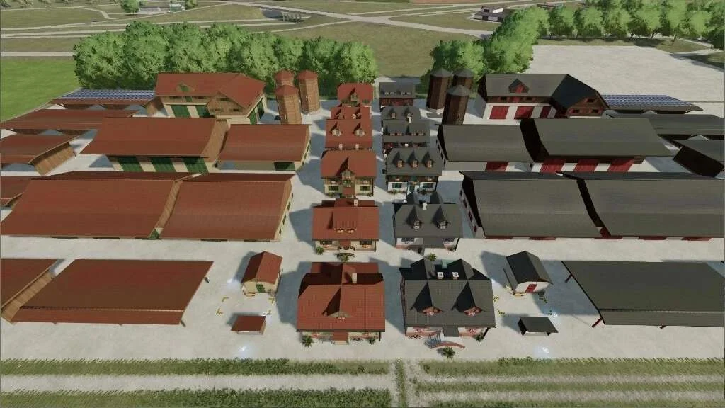 Southern German Farmbuildings Pack v1.0 FS22 FS22 Mod Free Download