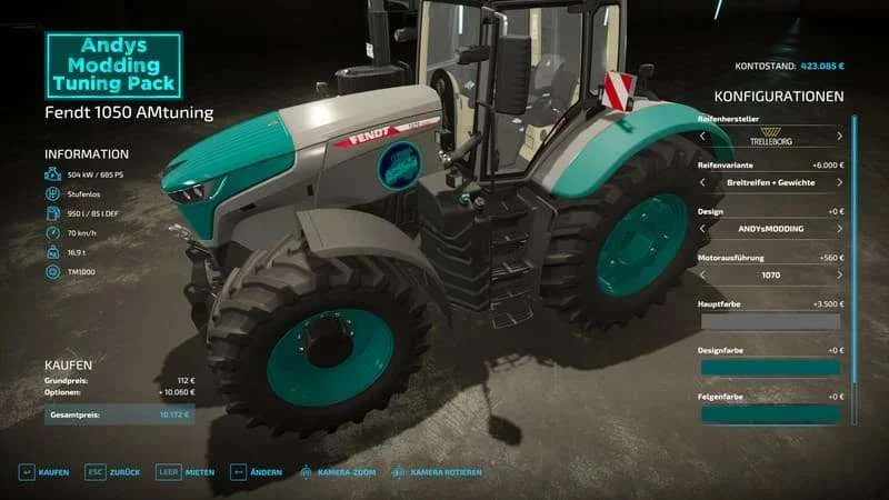 Tuning Pack Version v1.3.7.3 FS22 FS22 Mod Free Download