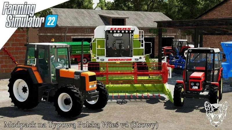 Typical Polish Village Modpack v4.0 FS22 FS22 Mod Free Download