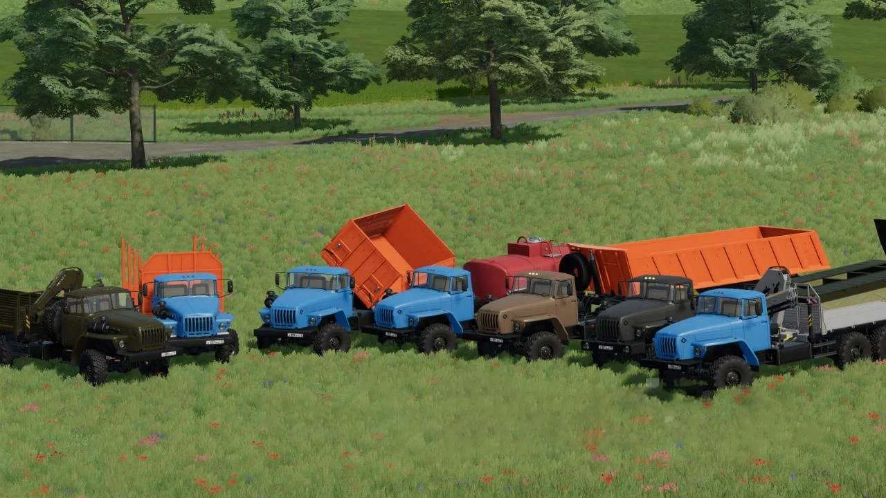 Ural Pack v1.1 FS22 FS22 Mod Free Download