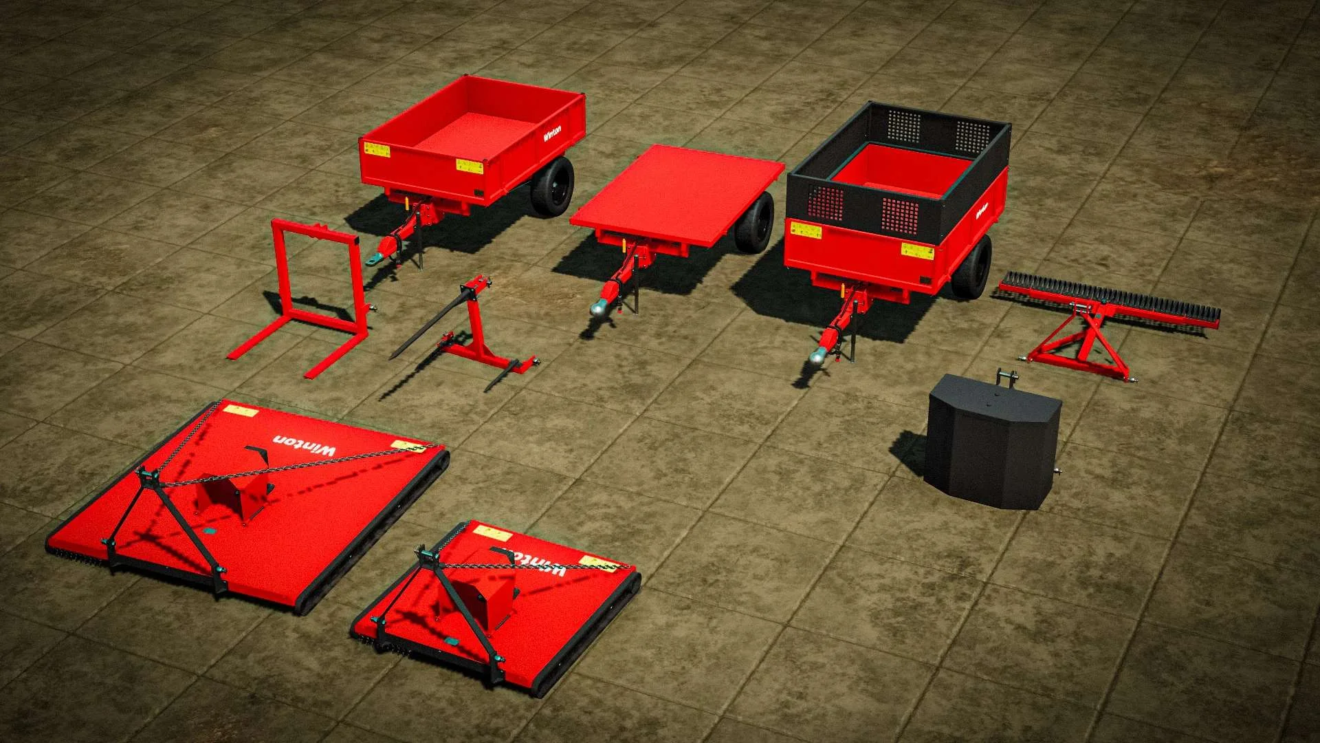 Winton Machinery Pack V1.0 FS22 FS22 Mod Free Download