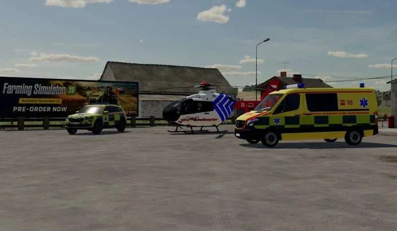 ZZS ČR PACK v1.0 FS22 FS22 Mod Free Download