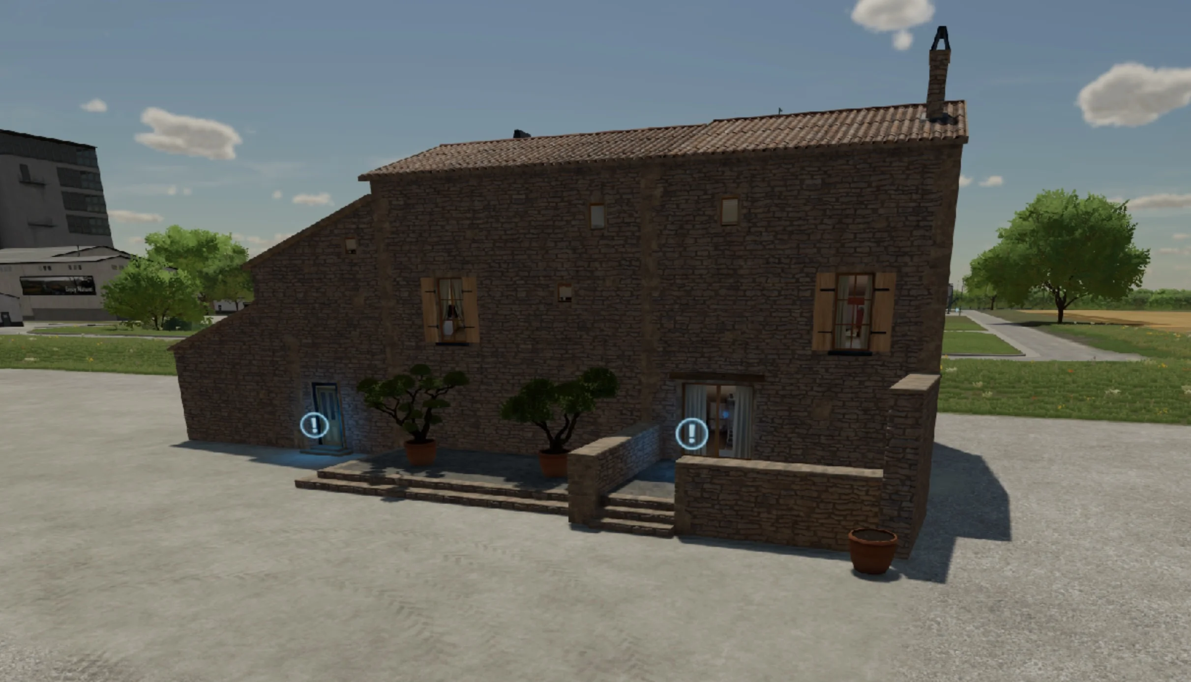 Country houses with garage V1.0 FS22 FS22 Mod Free Download