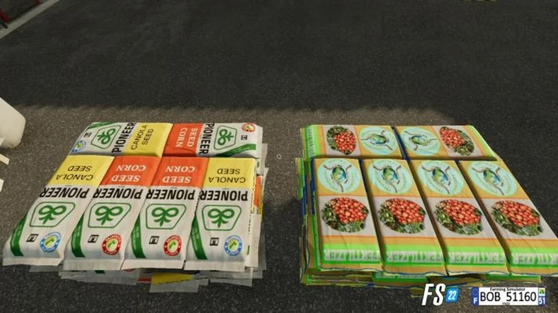 Fertilizer Seeds Pallets V1.0 FS22 FS22 Mod Free Download