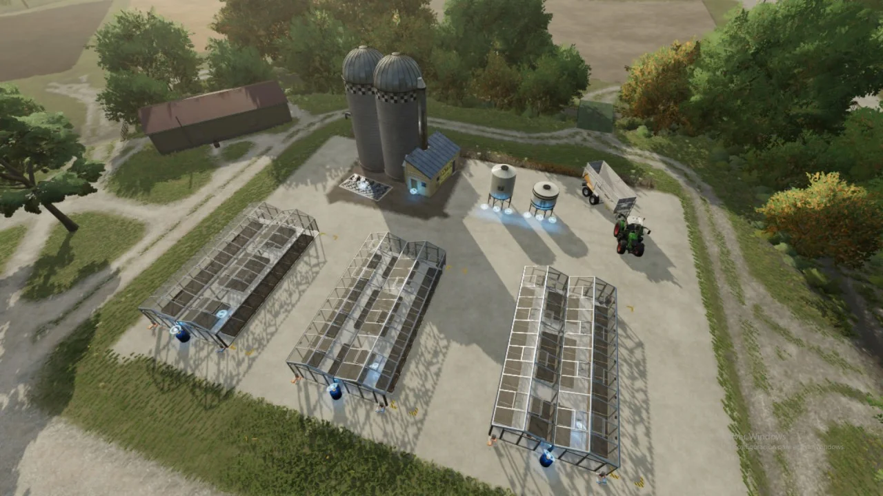 S&F greenhouse station V1.0 FS22 FS22 Mod Free Download