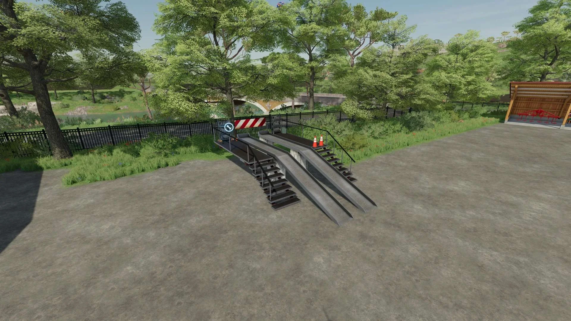 Workshop Ramp v1.0 FS22 FS22 Mod Free Download