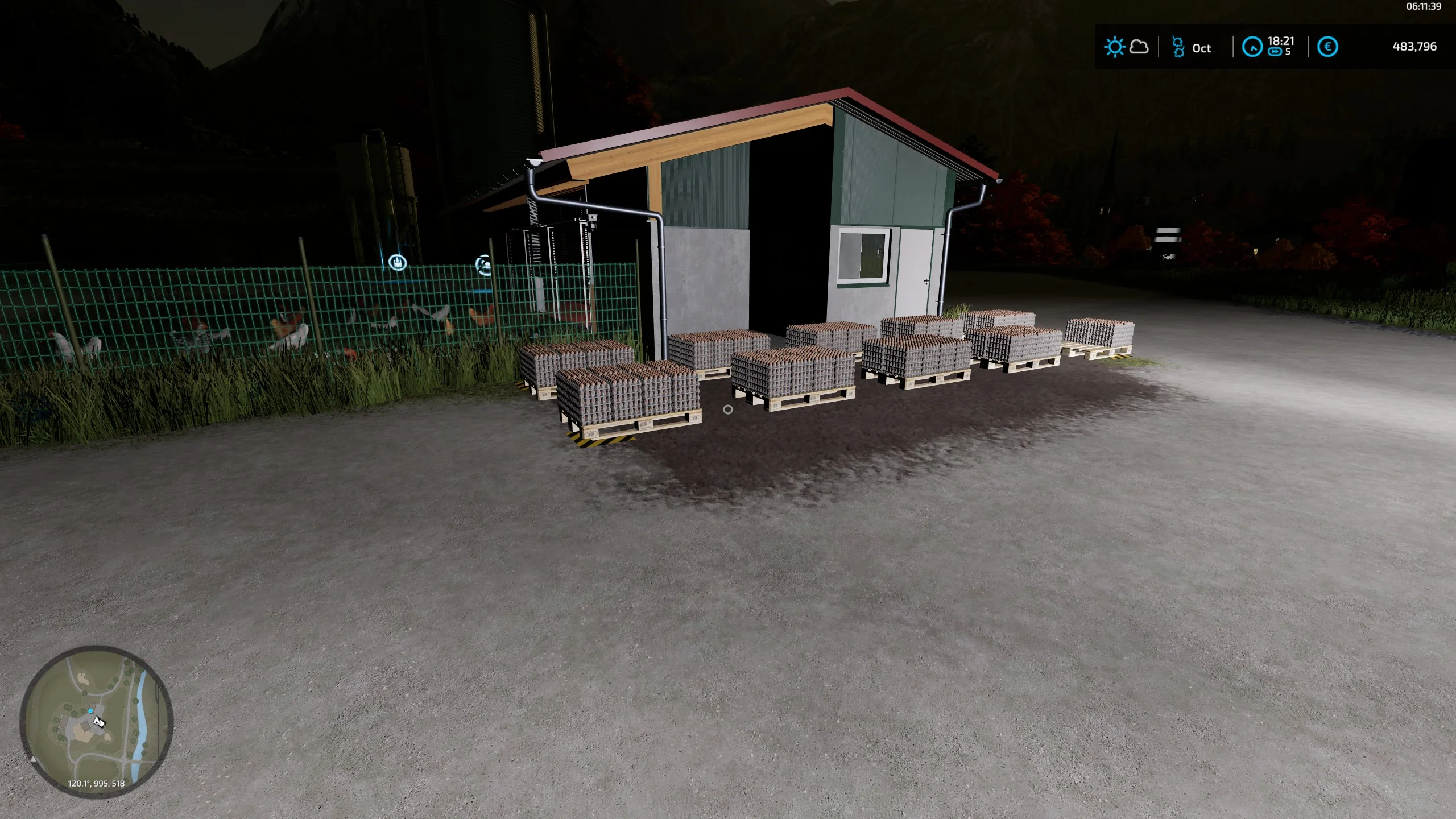XXL Chicken Barn V1.0 FS22 FS22 Mod Free Download
