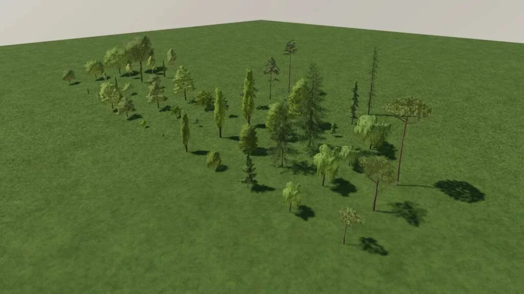 Base Tree Pack (Prefab) v1.0 FS22 FS22 Mod Free Download